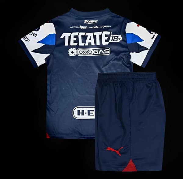 24/25 Kids Monterrey Home Jersey - Image 2