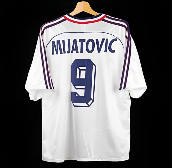 Retro 1999 Yugoslavia Away White Jersey - Image 2