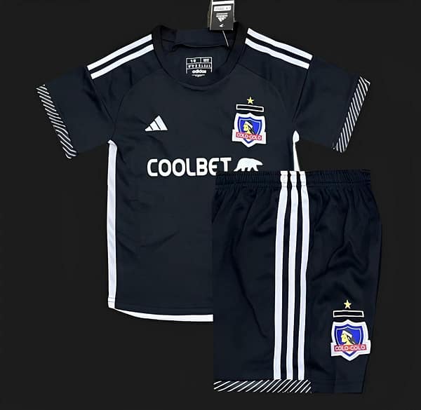 24/25 Kids COLO COLO Away White Jersey