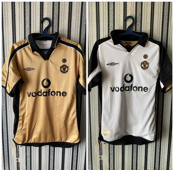 Retro 01/02 Manchester United Third Centenary Reversible Jersey - Image 2