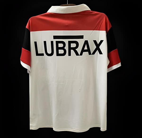 Retro 85/86 Flamengo Away White Jersey - Image 2