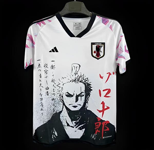 2022 Japan Away White Otaku Zoro Roronoa Jersey