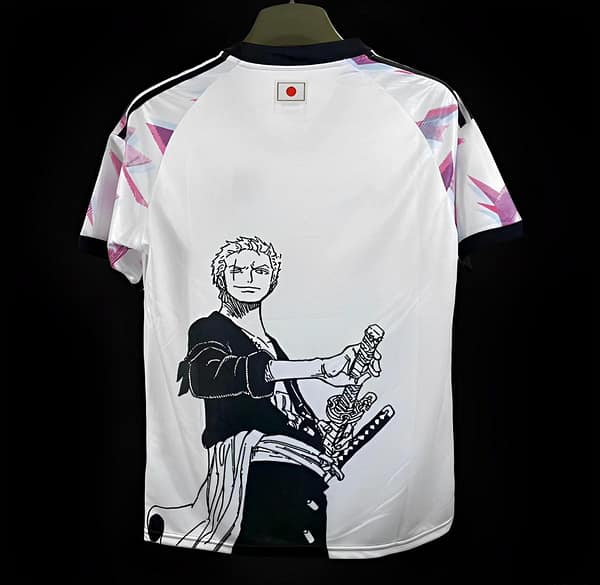 2022 Japan Away White Otaku Zoro Roronoa Jersey - Image 2