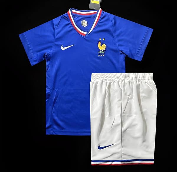2024 Kids France Home Jersey