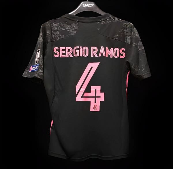 Retro 20/21 Real Madrid Third Black Jersey - Image 2
