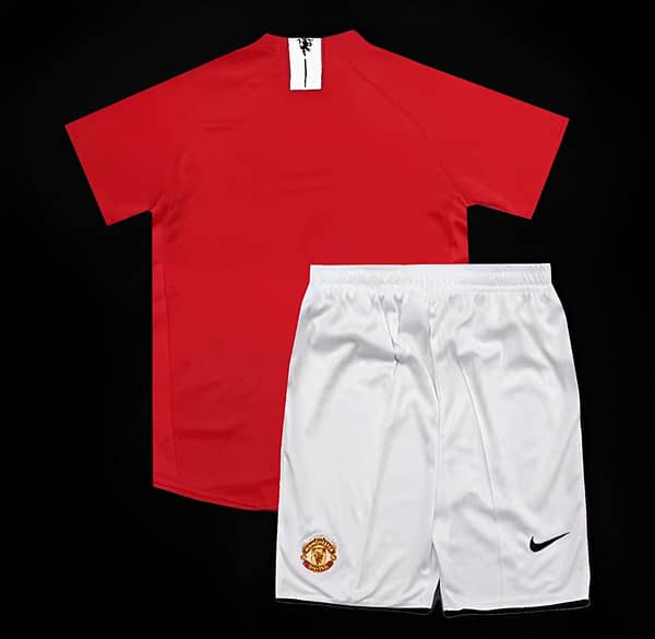 Retro Kids 07/08 Manchester United Home Jersey - Image 2