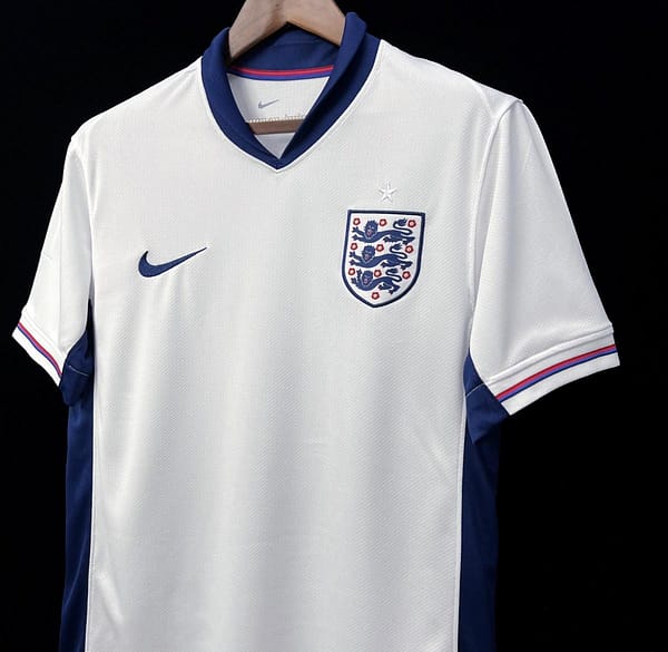 2024 England Home White Jersey - Image 7