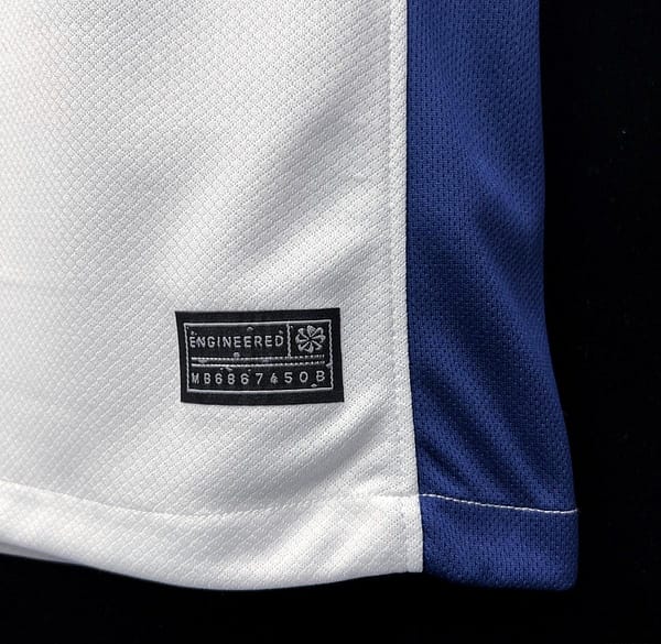 2024 England Home White Jersey - Image 8
