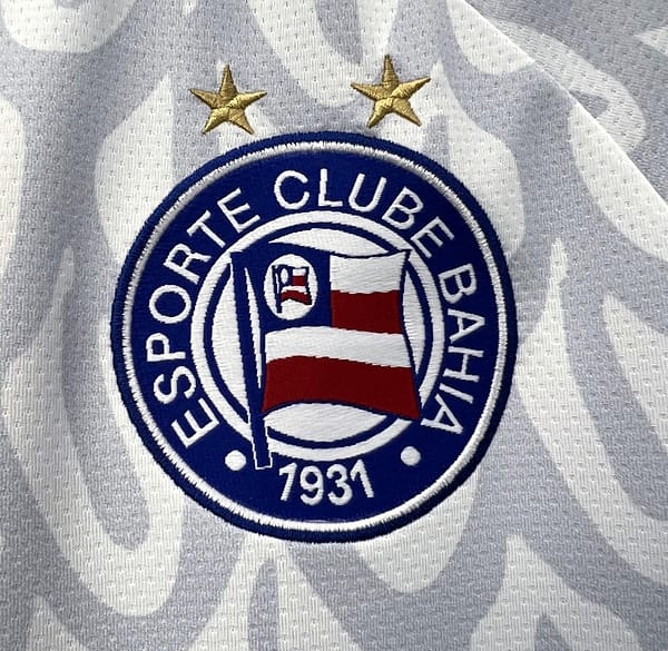 23/24 Bahia White Pre-Match Training Jersey - Image 3