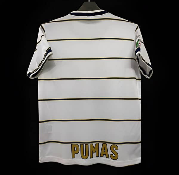 Retro 97/98 Pumas UNAM Away White Jersey - Image 2