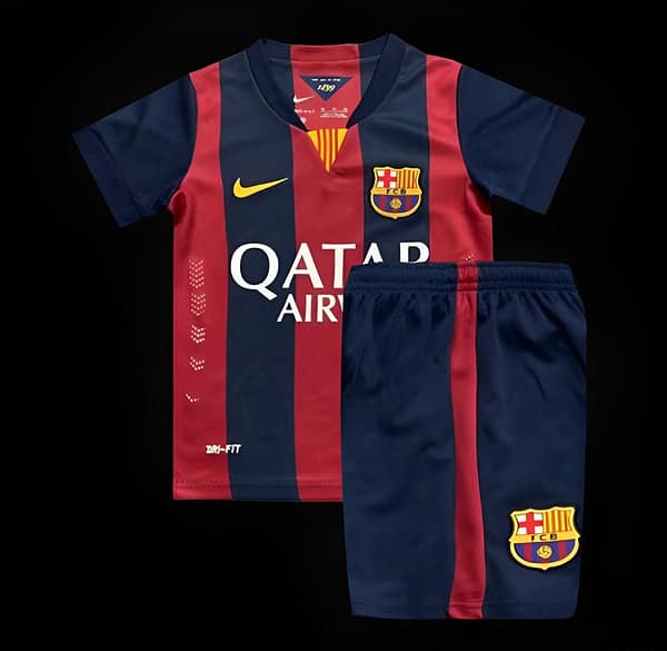 Retro 14/15 Kids Barcelona Home Jersey