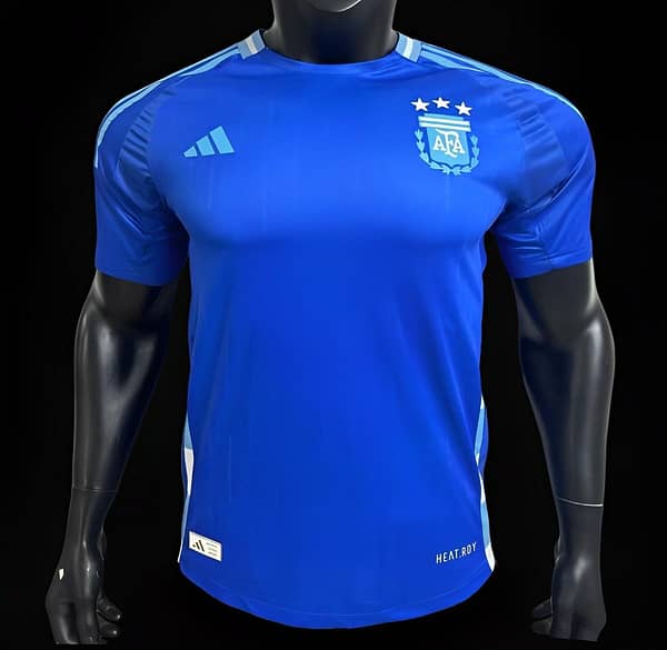 Player Version 2024 Argentina Away Blue Jersey - Image 6
