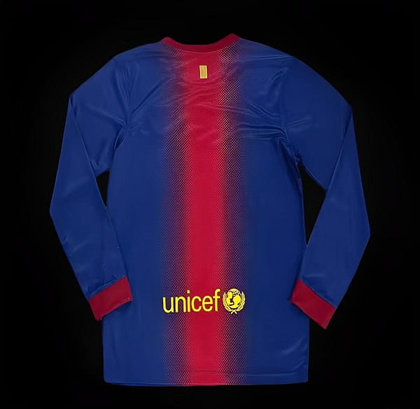 Retro 12/13 Barcelona Home Long Sleeve Jersey - Image 2