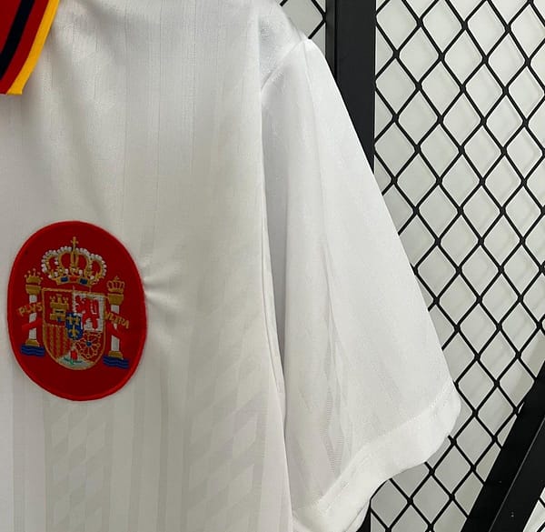 Retro 1994 Spain Away White Jersey - Image 3