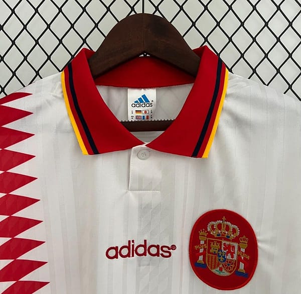 Retro 1994 Spain Away White Jersey - Image 4