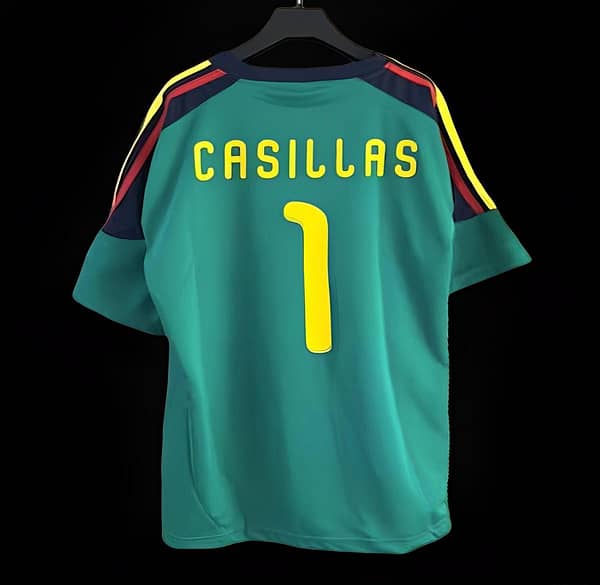 Retro 2010 Spain Green Goalkeeper Jersey - Image 2