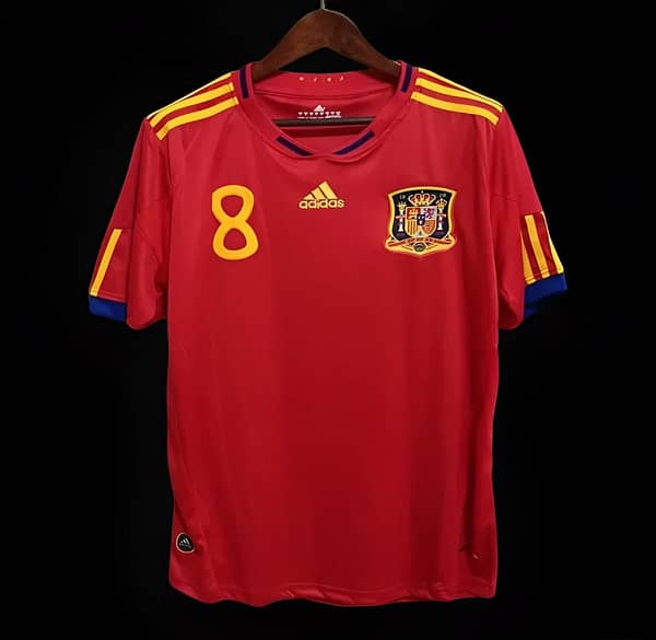 Retro 2010 Spain Home Jersey