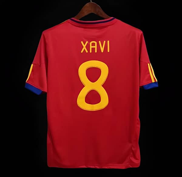 Retro 2010 Spain Home Jersey - Image 2