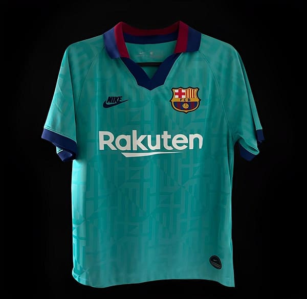 Retro 19/20 Barcelona Third Blue Jersey