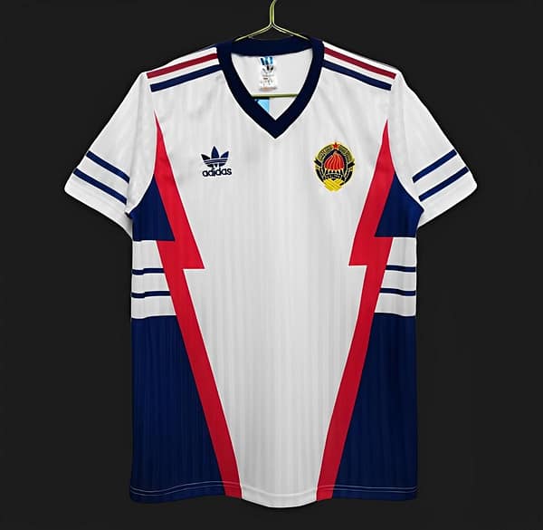 Retro 1990 Yugoslavia Away Soccer Jersey