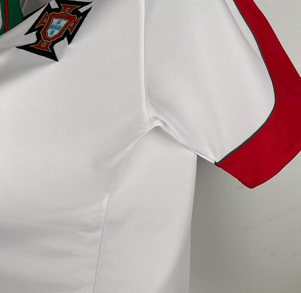 Retro 1996 Portugal Away White Jersey - Image 3