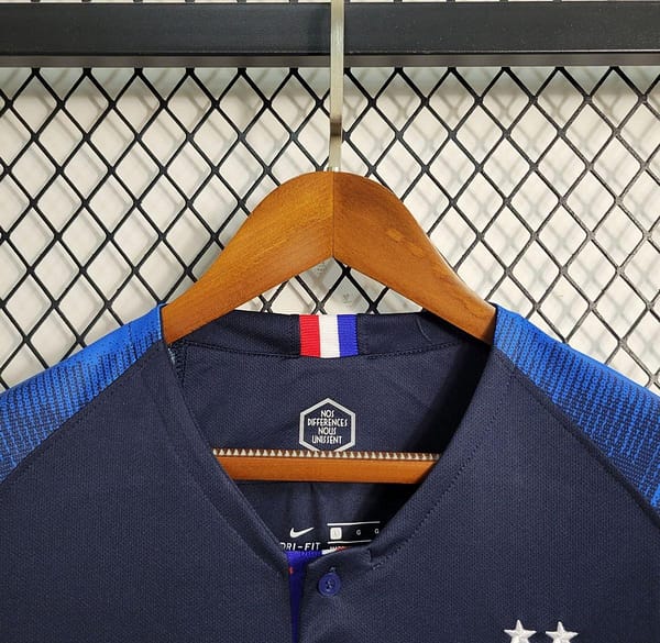 Retro 2018 France Home Jersey - Image 3