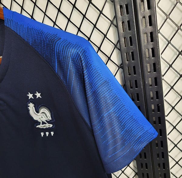 Retro 2018 France Home Jersey - Image 6