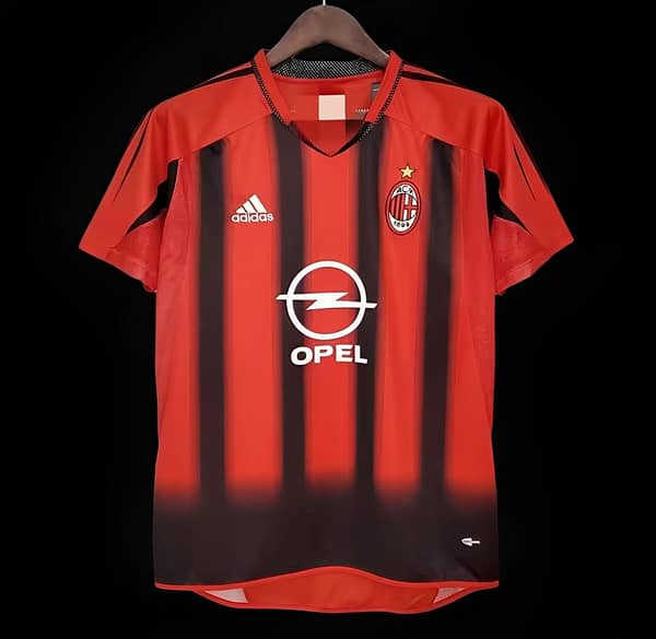 Retro 04/05 AC Milan Home Authentic Jersey