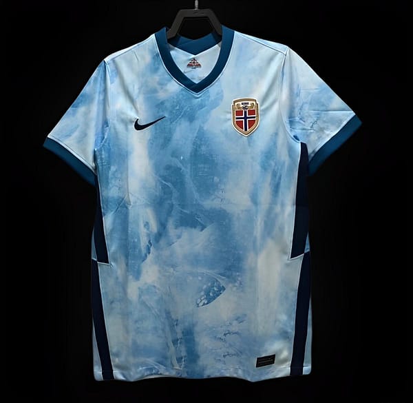 Retro 2021 Norway Away Soccer Jersey