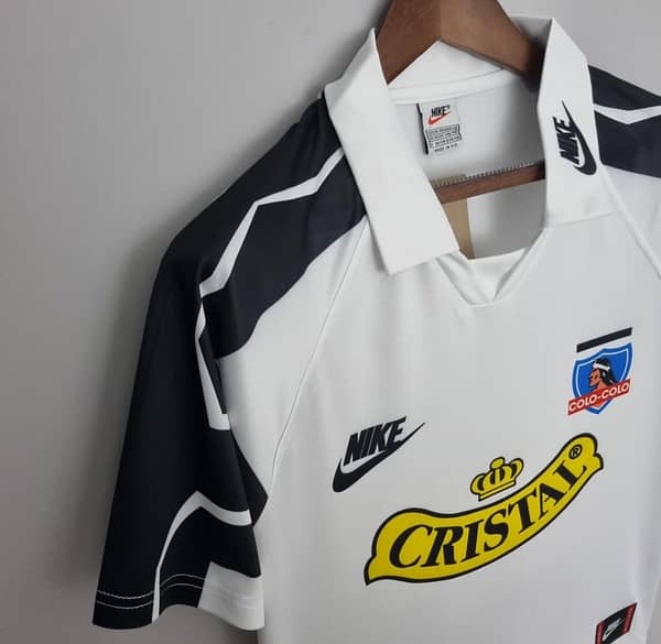 Retro 1995 Colo Colo home Soccer Jersey - Image 4