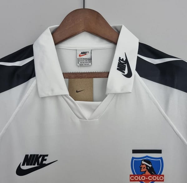 Retro 1995 Colo Colo home Soccer Jersey - Image 8