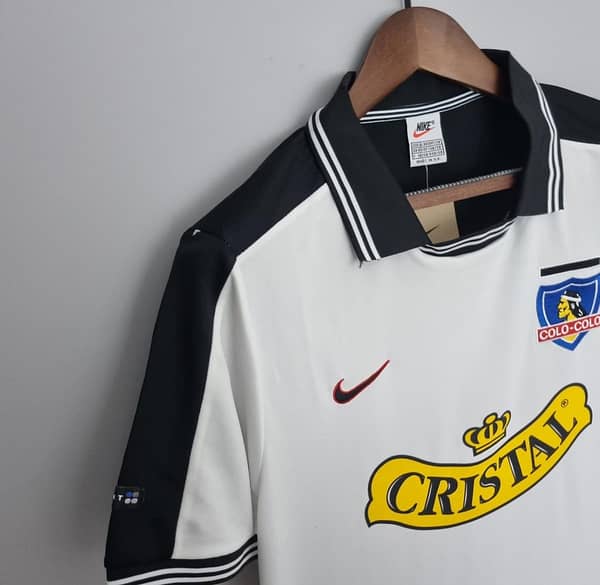 Retro 1999 Colo Colo home Soccer Jersey - Image 4