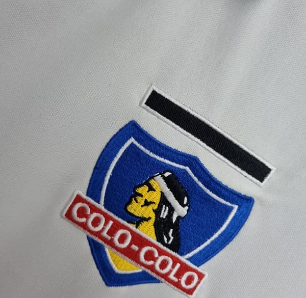 Retro 1999 Colo Colo home Soccer Jersey - Image 9