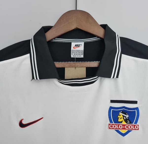 Retro 1999 Colo Colo home Soccer Jersey - Image 10
