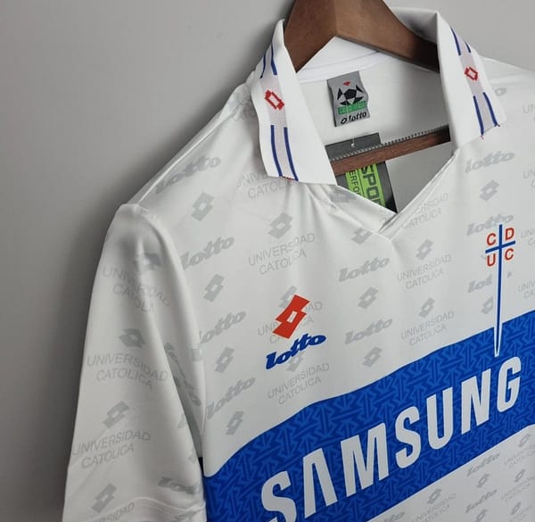 Retro 1996 Deportivo Universidad Católica Third away Soccer Jersey - Image 6