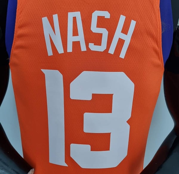 75th Anniversary NASH#13 Phoenix Suns Jordan Theme Orange NBA Jersey - Image 9