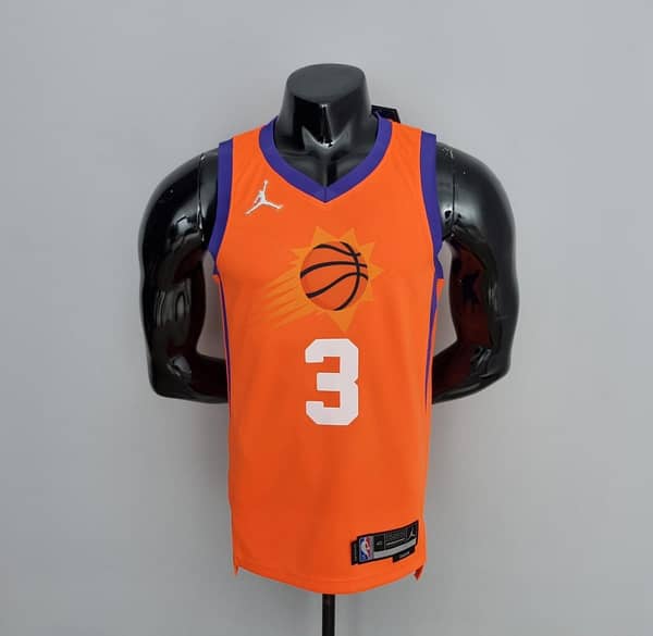 75th Anniversary PAUL#3 Phoenix Suns Jordan Theme Orange NBA Jersey