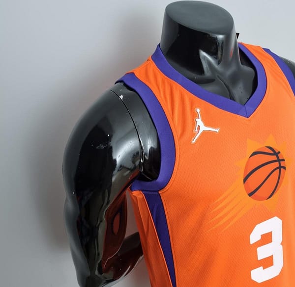 75th Anniversary PAUL#3 Phoenix Suns Jordan Theme Orange NBA Jersey - Image 5