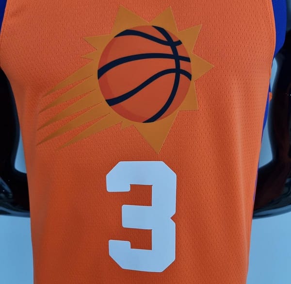 75th Anniversary PAUL#3 Phoenix Suns Jordan Theme Orange NBA Jersey - Image 8