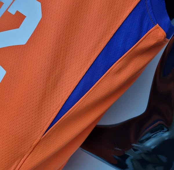 75th Anniversary AYTON#22 Phoenix Suns Jordan Theme Orange NBA Jersey - Image 3
