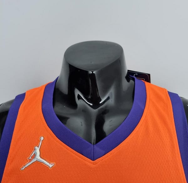 75th Anniversary AYTON#22 Phoenix Suns Jordan Theme Orange NBA Jersey - Image 5