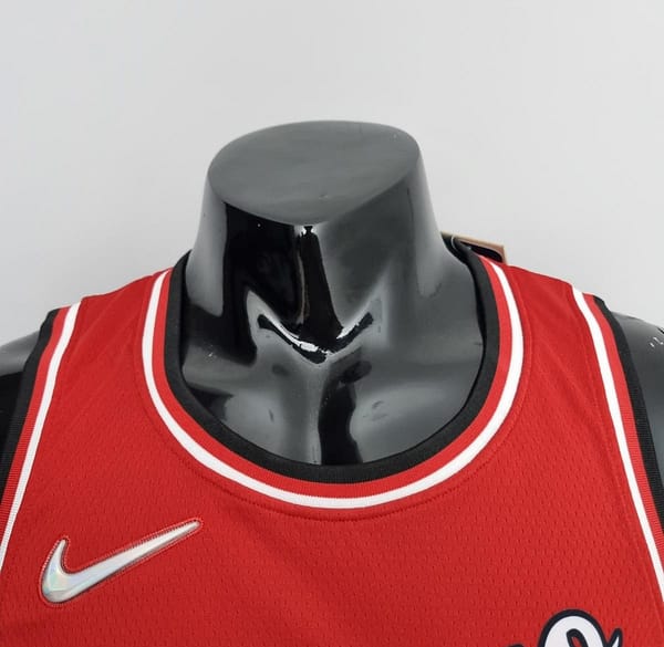 75th Anniversary 2022 Season Chicago Bulls BALL #2 City Edition Red NBA Jersey - Image 7