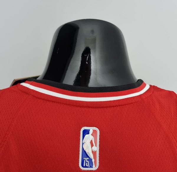 75th Anniversary 2022 Season Chicago Bulls CARUSO #6 City Edition Red NBA Jersey - Image 9