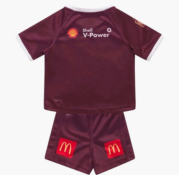Kids QLD Maroons 2022 Home Rugby Kit - Image 2