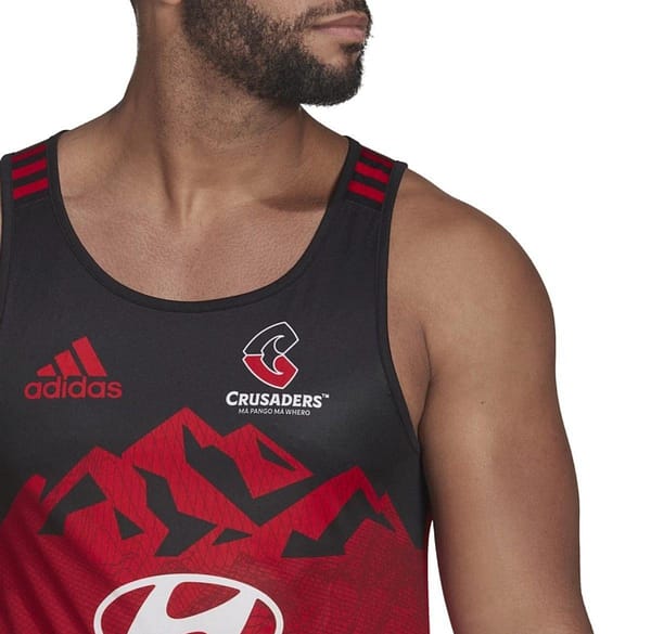 Crusaders 2022 Men's Super Rugby Singlet - Image 4