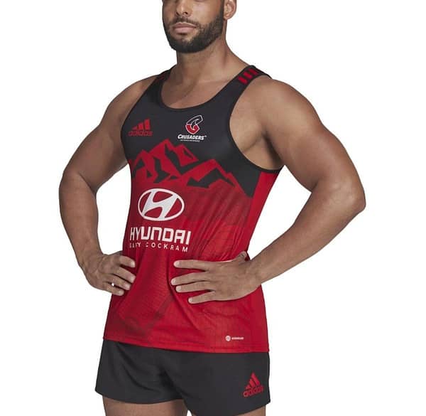 Crusaders 2022 Men's Super Rugby Singlet - Image 5