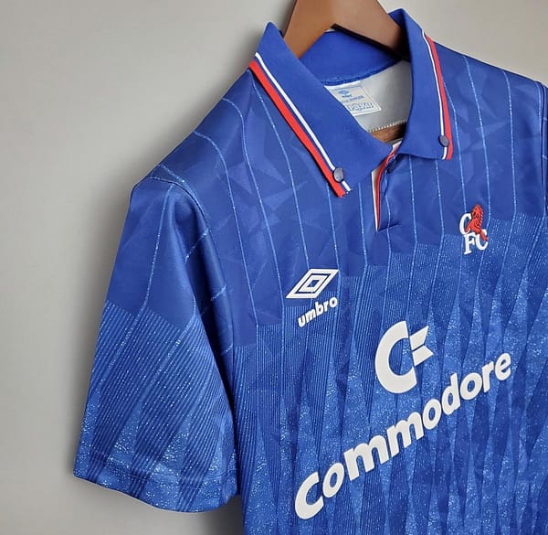 Retro Chelsea 89/91 home Soccer Jersey - Image 4