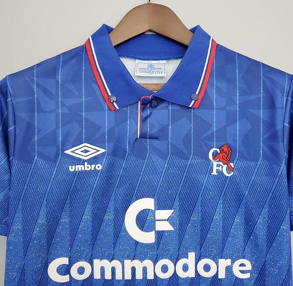Retro Chelsea 89/91 home Soccer Jersey - Image 8
