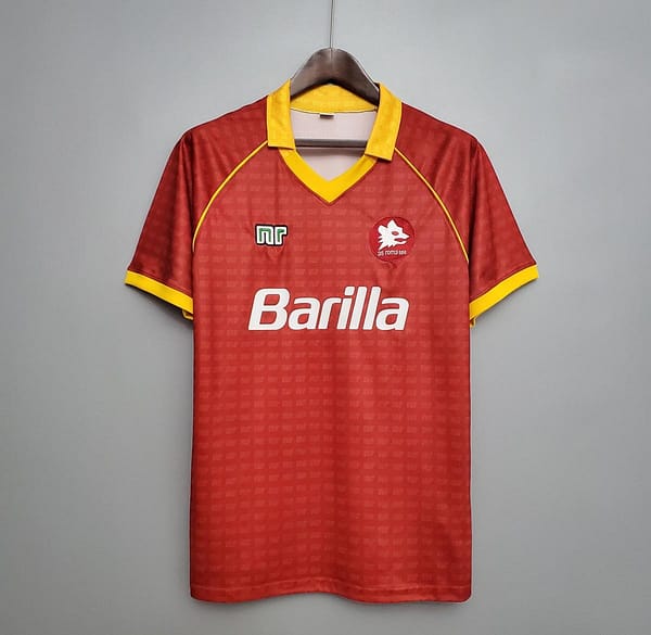 Retro Roma 90/91 home Soccer Jersey