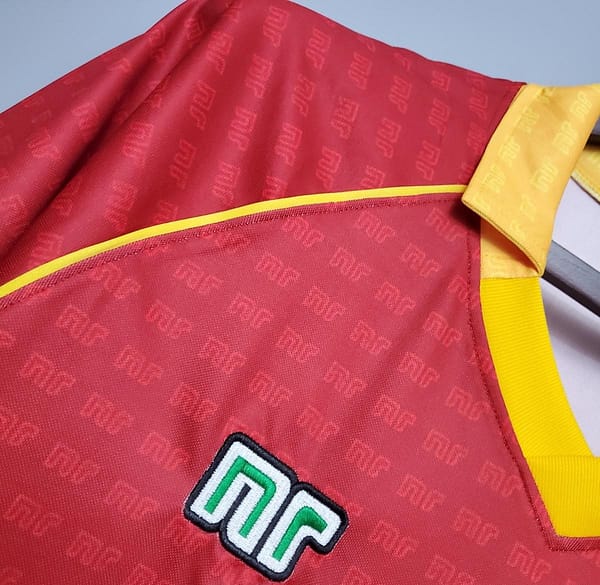 Retro Roma 90/91 home Soccer Jersey - Image 5
